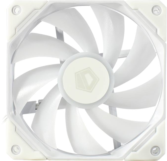 ID-Cooling <ID-FAN-TF-12025-ARGB-TRIO-SNOW> (4пин, 120x120x25мм, 13.8-30.5дБ, 500-1500об/мин, уп. 3шт.)