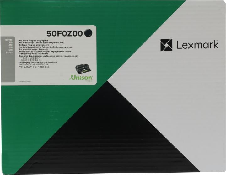 Lexmark 50F0Z00 500Z Black Return Program Imaging Unit, ресурс 60000стр. для Lexmark MS/MX310, MS/MX410, MS/MX510, MS610, MX511, MX611, MS312, MS/MX317, MS415, MS/MX417, MS/MX517, MS/MX617, (LRP)