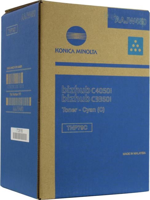 Тонер-картридж Konica Minolta toner cartridge TNP-79C cyan for bizhub C3350i/C4050i 9 000 pages