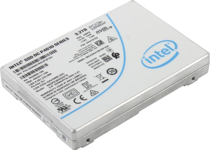 SSD 3.2 Tb U.2 Intel DC P4610 Series <SSDPE2KE032T8(07)>  2.5" 3D TLC