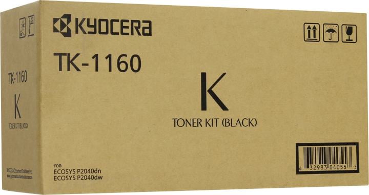 1T02RY0NL0 / TK-1160 - НТВ-1 Тонер-картридж Kyocera для P2040dn/P2040dw черный (7 200 стр.)