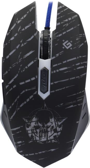 Defender Dark Agent Gaming Mouse <GM-590L> (RTL) USB 6btn+Roll <52590>