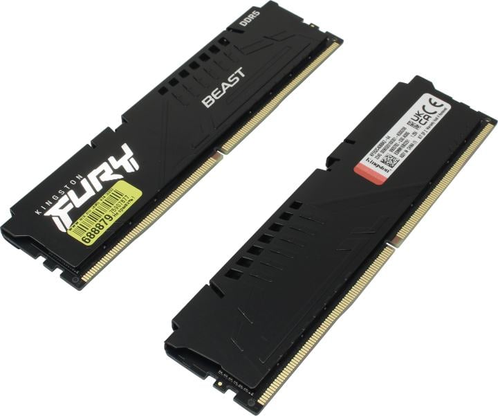 Kingston Fury Beast <KF552C40BBK2/64> DDR5 DIMM 64Gb KIT  2*32Gb <PC5-41600> CL40