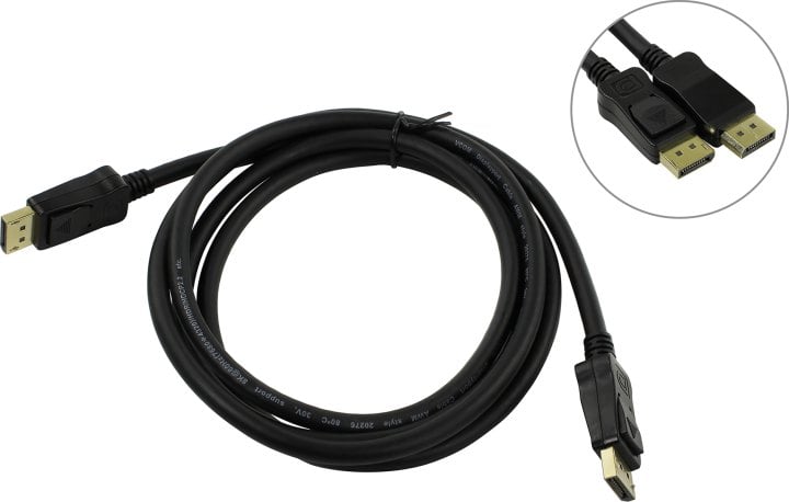 VCOM <CG632-2м> Кабель DisplayPort (M)  ->  DisplayPort  (M)  2м ver1.4