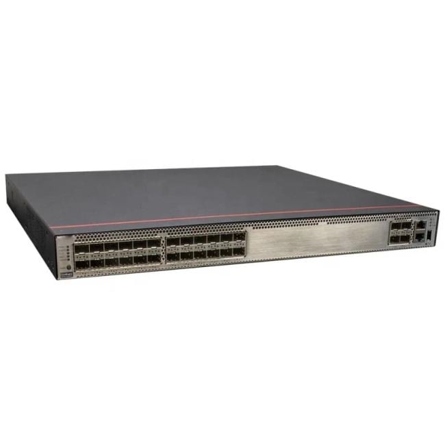 Коммутатор HUAWEI S530-24ST4XE (L3, 24*GE SFP ports, 8 of which are dual-purpose 10/100/1000 or SFP, 4*10GE SFP+ ports, 2*12GE stack ports, with 1*AC power module)