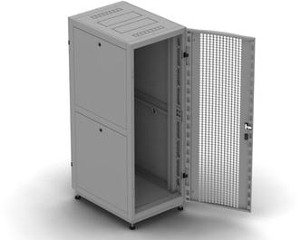Шкаф NT BUSINESS 2 MP24-68 G, 19", 24U, 600×800, перфорированная дверь
