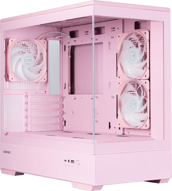 P30 Pink V2 Корпус Zalman Minitower P30 Pink V2 (mATX, без БП)