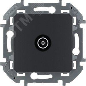 Розетка Legrand 673873 Inspiria антрацит TV - оконечная - 10 дБ  - 5-862 мГц