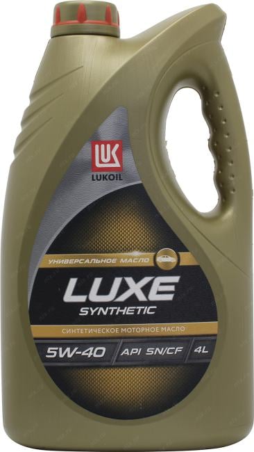 LUKOIL Luxe Synthetic API SN/CF 5W-40 4л (VW502.00/505.00, MB226.5/229.3)