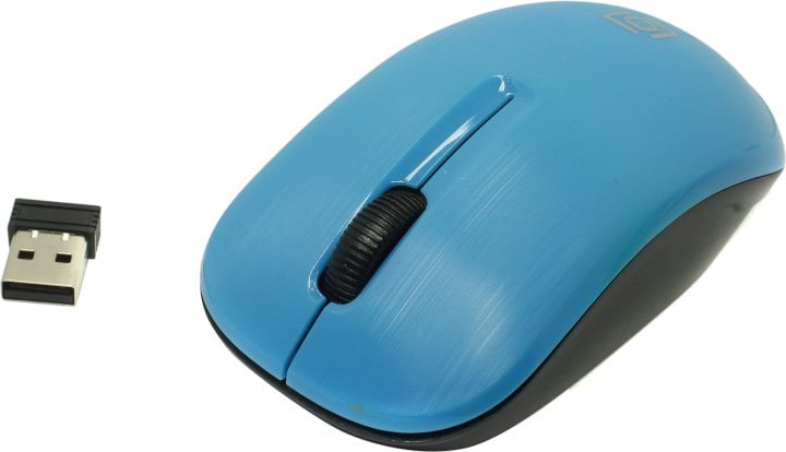 OKLICK Wireless Optical Mouse <525MW> <Light Blue>  (RTL)  USB  3btn+Roll <1090724>
