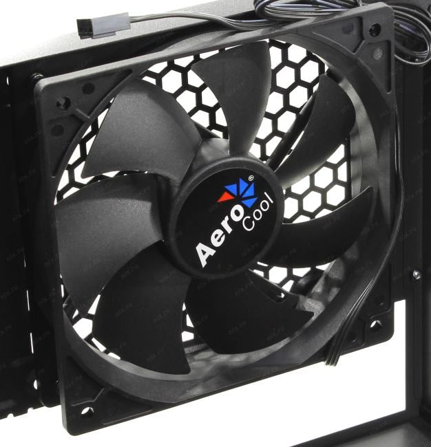 Miditower Aerocool <GLO Black> ATX без БП