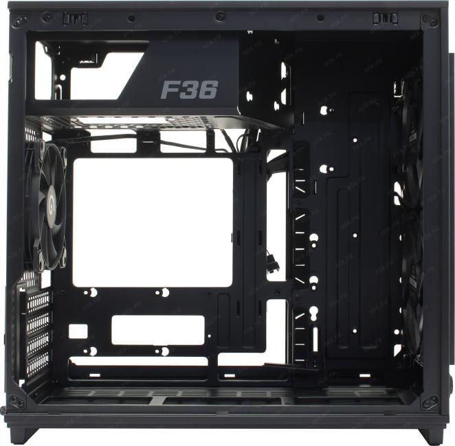 GameMax Корпус F36 Dark без БП (Midi Tower, ATX, Графит, 1*USB Type-C, 3*120мм)