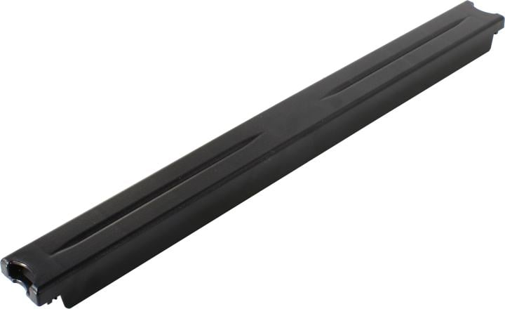 ФП-1.П-9005 Фальш-панель ЦМО неперфорированная быстросъёмная 19" 1U 59х620х491 мм (ВхШхГ) для шкафов пластик цвет: чёрный