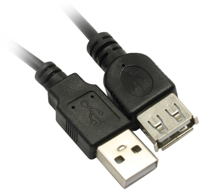 Кабель удлинительный USB A (M) - USB A (F), 1.8м, ExeGate EX138943RUS