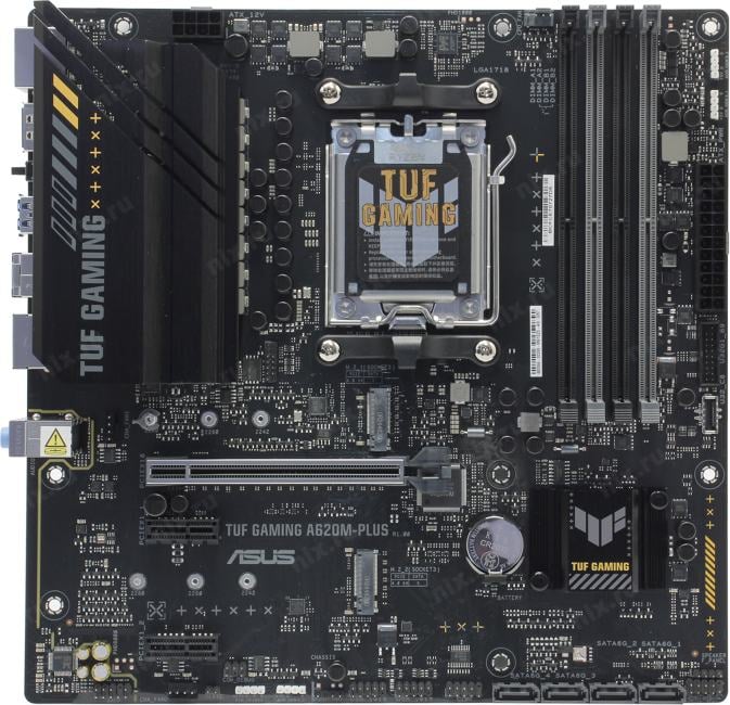 ASUS TUF GAMING A620M-PLUS WIFI (RTL) AM5 <A620> PCI-E HDMI+2xDP  2.5GbLAN+WiFi+BT  SATA  MicroATX 4DDR5