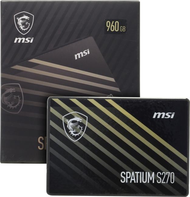 SSD 960 Gb SATA 6Gb/s MSI <SPATIUM S270  SATA  2.5"  960GB> 2.5"