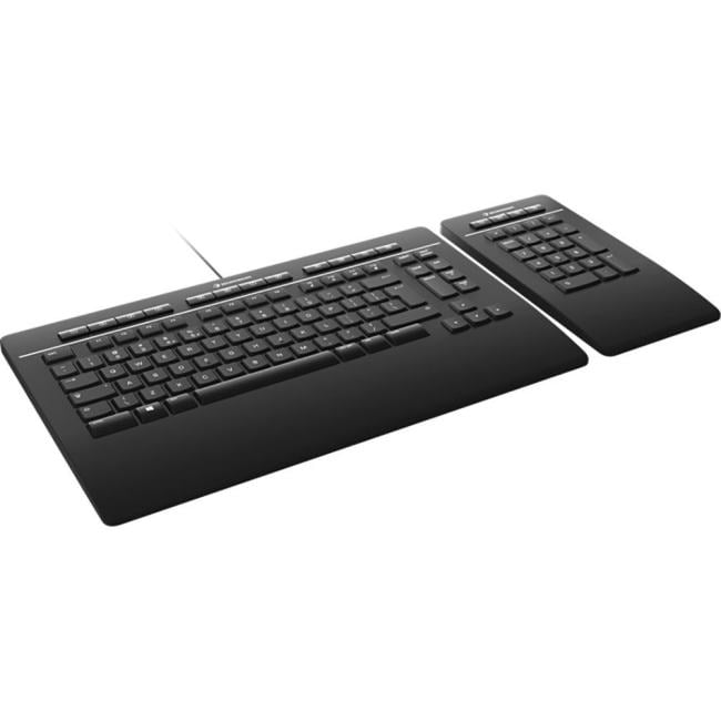 Клавиатура 3DConnexion 3DX-700092 Keyboard Pro with Numpad, US-International (QWERTY) (341214) (3DX-700092 плохая упаковка)