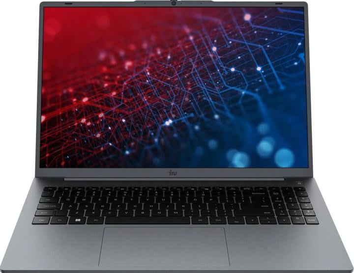 Ноутбук IRU Tactio 16ALB Core i5 1235U 16Gb SSD256Gb Intel UHD Graphics 16" IPS FHD (1920x1080) Windows  11  Pro  grey WiF