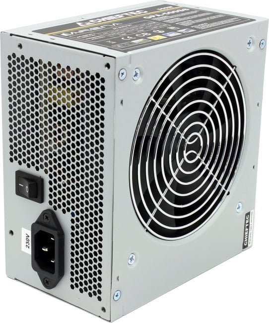 Chieftec 500W OEM [GPA-500S8] {ATX-12V V.2.3 PSU with 12 cm fan, Active PFC, ficiency >80% 230V only}