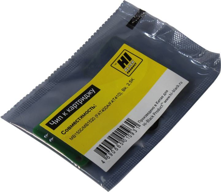 Чип Hi-Black к картриджу Panasonic MB1500/ MB1520 (KX-FAT400A/ FAT410), Bk, 2,5K