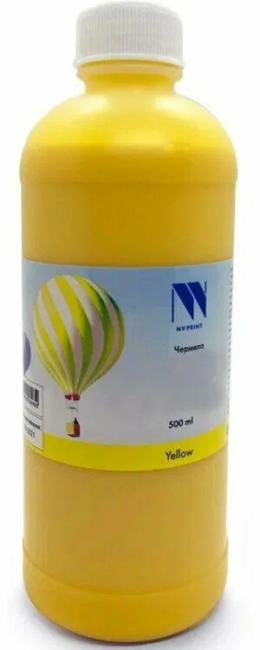 Чернила NV PRINT универсальные на водной основе NV-INK500UY для аппаратов canon/Epson/НР/Lexmark (500 ml) Yellow совместимые