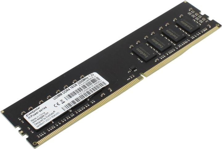 Exegate EX295580RUS Модуль памяти ExeGate HiPower DIMM DDR4 16GB <PC4-25600> 3200MHz