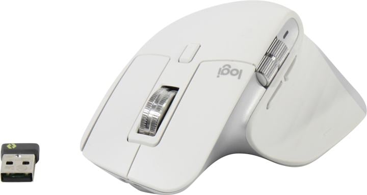 Logitech MX Master 3S Bluetooth Perfomance Pale Gray Mouse <910-006560/910-006566>  (RTL) USB 7btn+Roll