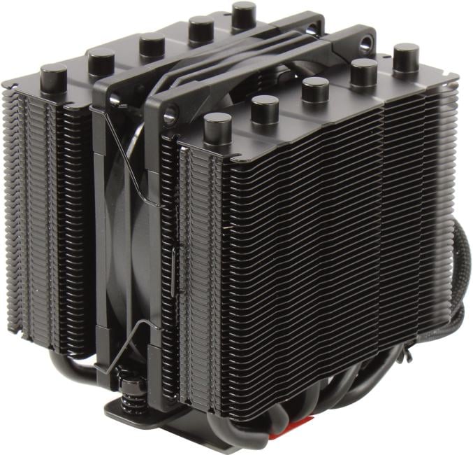 Thermalright <Silver Soul 110 Black> (4пин, 115x/1200/1700/2011/AM4, 23дБ,  2500 об/мин, Al+тепл.трубки)