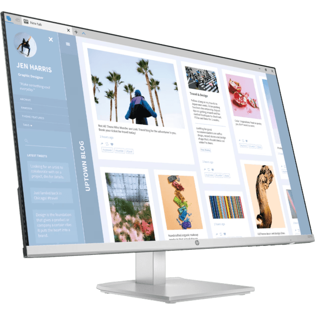 Монитор 27" HP Series 5 527sh IPS 1920x1080, 100 Гц, 5 мс, 16:9, 300 кд/м², VGA, 2×HDMI 1.4, HDR10, Flicker-Free, Low Blue Light, серебристый
