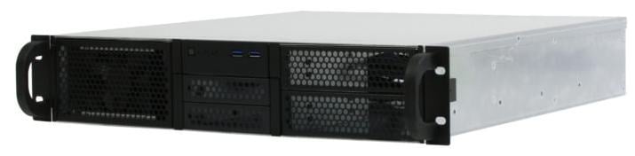 Procase Корпус 2U server case,2x5.25+5HDD,черный,без блока питания(2U,2U-redundant),глубина 550мм,SSI CEB 12"x10.5"