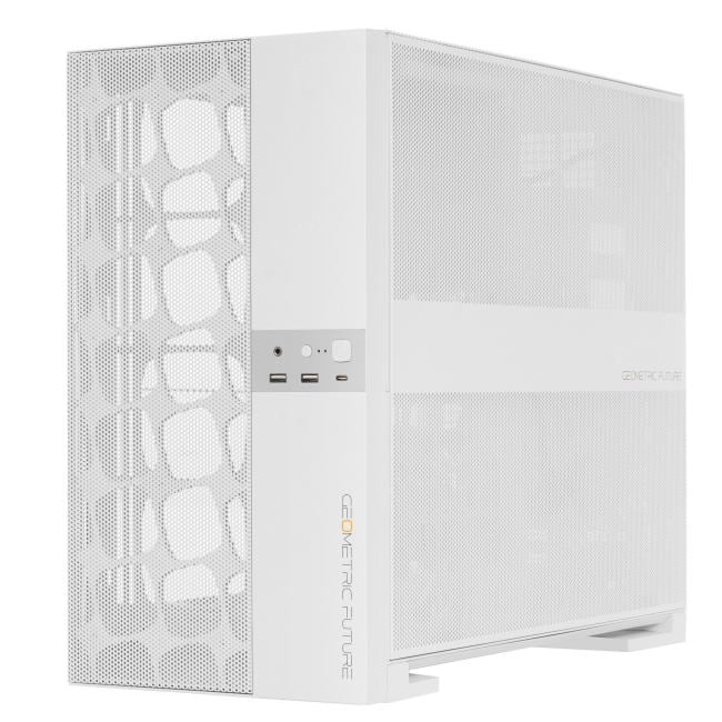 Корпус Geometric Future 1AM5VTWT01100, Model 5 Vent, EATX, белый, ARGB, 5 вентиляторов