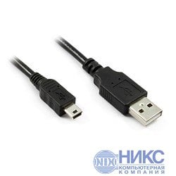 Greenconnect Кабель интерфейсный USB 2.0 1.8m [GCR-UM2M5P-BB2S-1.8m] Premium AM / mini 5P, 28 / 28 AWG двойное экранирование, антифриз, black