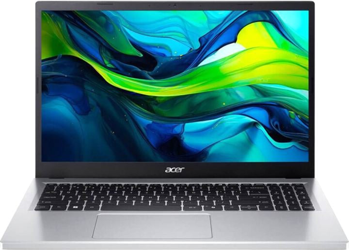 Ноутбук Acer Aspire AG15-31P-339C 15.6"(1920x1080 (матовый) IPS)/Intel Core i3 N305(1Ghz)/8192Mb/256PCISSD Gb/noDVD/Int:UMA/Cam/BT/WiFi/50WHr/war 1y/1.8kg/Silver/Win 11Home