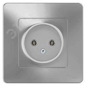 Schneider Electric BLNRS000013 BLANCA С/У РОЗЕТКА без заземления без шторок 16А, 250В, АЛЮМИНИЙ