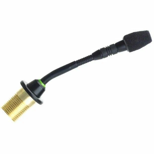 Суперкардиоидный конференц. микрофон на"гусиной шее" SHURE MX405/S с длиной 12,7 см , с предусилителем и двухцветным индикатором состояния (красный /зеленый) , цвет черный.