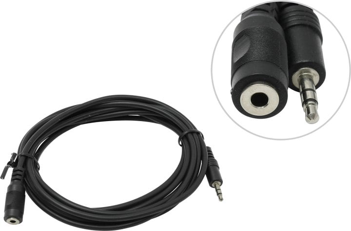 Telecom <TAV7179-3м> Кабель удлинительный Jack3.5-F -->  Jack3.5-M  3м