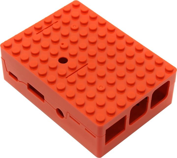Корпус RA183 red для микрокомпьютера Raspberry Pi 3 ACD Red ABS Plastic Building Block case for Raspberry Pi 3