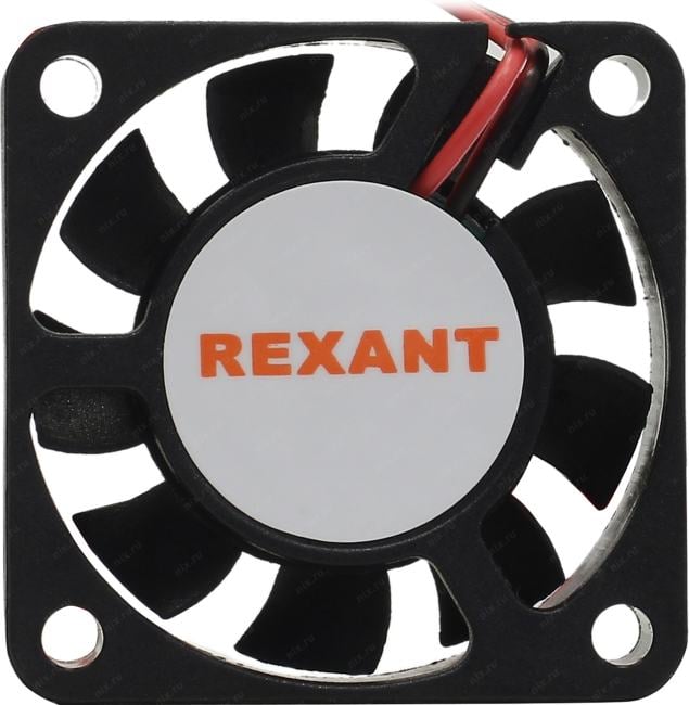 Вентилятор для корпуса Rexant RX 4010MS 24VDC черный, 40 мм, 4800 об/мин, 20 дБ, 2 pin