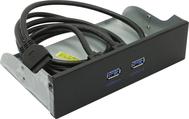 Exegate <U5H-615> USB3.0 2-port Front Panel (крепление на лицевую  панель корпуса 5.25")<EX289289RUS>