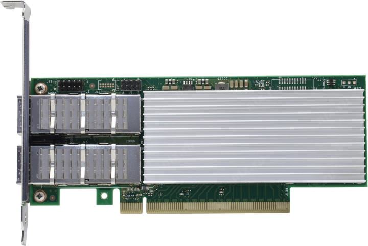 Intel® E810CQDA2G2P5 Ethernet Network Adapter E810-CQDA2, 2xQSFP28 ports, 100GbE, PCI-E x16 gen3/gen4, iWARP/RoCEv2, IEEE 1588 PTP, ADQ, iSCSI, NFS, VMDq. PCI-SIG* SR-IOV Capable