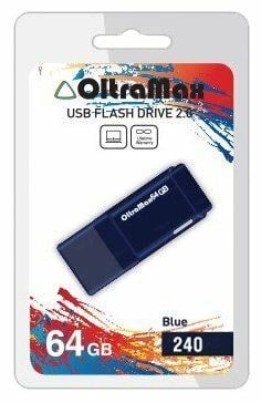 USB-флешка Oltramax OM-64GB-240-синий, 64ГБ, синий