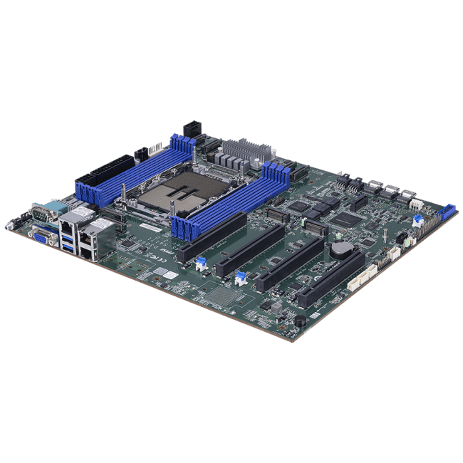 Серверная материнская плата MSI D3060-D3060GB2N-1G, 1xE2 (LGA 4710), Intel Xeon 6700E/6500P/6700P-Series, 8xDDR5 RDIMM (до 8000 МГц), 3xSlimSAS, 6xMCIO, 4xPCIe 5.0 x16, 2xM.2 22110, 2x1Gb LAN, AST2600 BMC, 2xUSB-A 5Gbps, 1xVGA, 1xCOM, RAID 0/1/5/10, SSI CEB