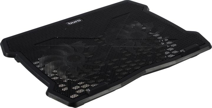 Buro <BU-LCP150-B212 Black> NoteBook Cooler (26дБ,  1000об/мин, USB питание)