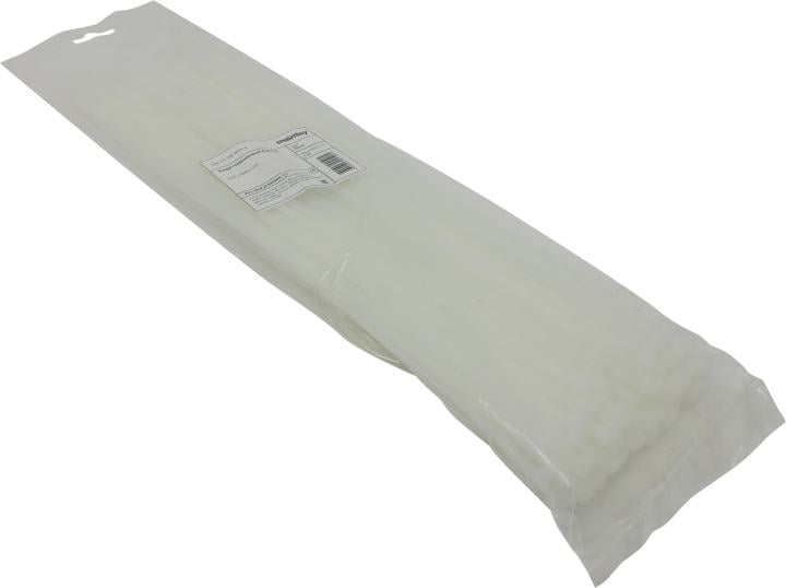 Smartbuy <SBE-CT-48-400-w White> Стяжка нейлоновая, неоткрыв. 400  мм,  уп-ка  100 шт