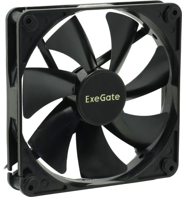Exegate EX294951RUS Вентилятор 12В DC ExeGate EX14025S2P (140x140x25 мм, Sleeve bearing (подшипник скольжения), 2pin (разъем 2.54), 1200RPM, 24dBA)