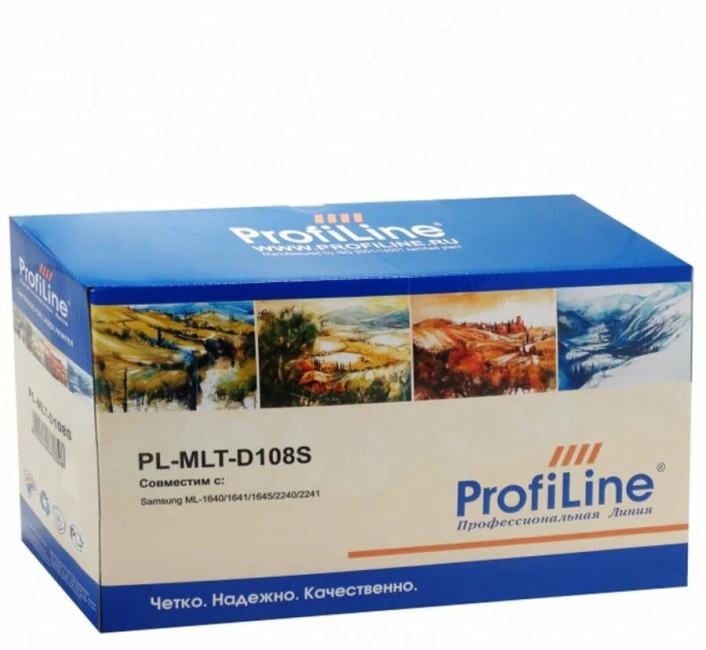 Картридж лазерный ProfiLine PL-MLT-D108S для принтеров Samsung ML-1640/1641/1645/2240/2241 с чипом 1500 копий