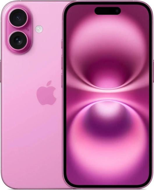 Apple iPhone 16 <MYEA3HN/A 128Gb Pink> (A18, 6.1" 2556x1179  OLED, 5G+WiFi+BT, 48+12Mpx)