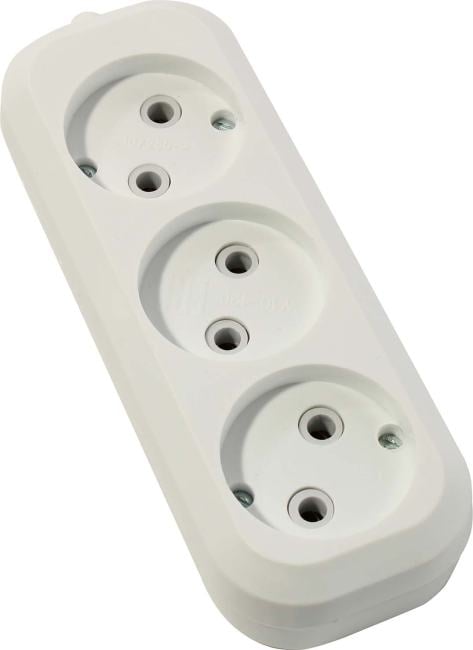 Rexant <11-8703> Колодка  3  гнезда  без заземления