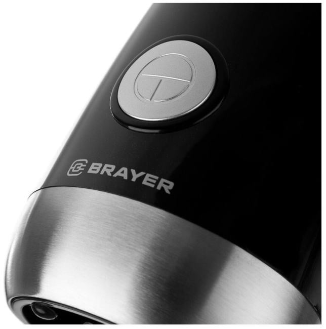 BRAYER 1183BR Кофемолка, 150Вт, нерж.сталь/пластик
