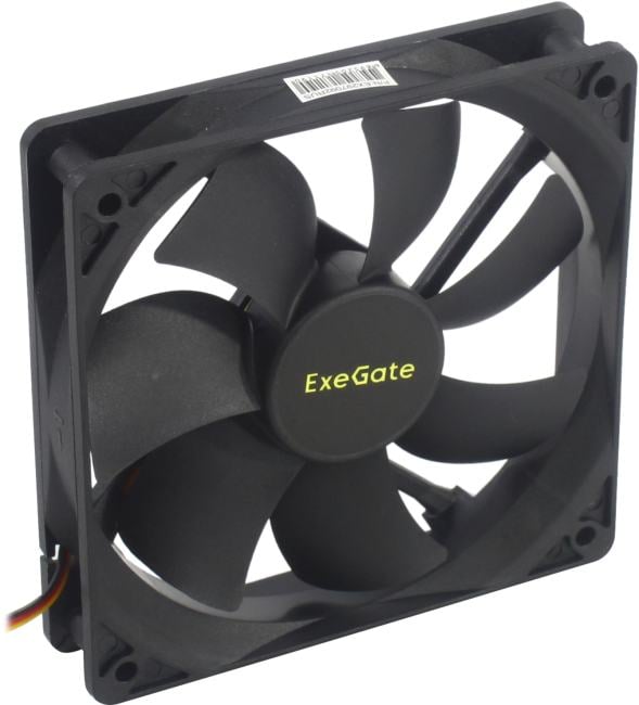 Exegate EX297092RUS Вентилятор 24В DC ExeGate EX12025S3P-24 (120x120x25 мм, Sleeve bearing (подшипник скольжения), 3pin, 2100RMP, 35dBA)